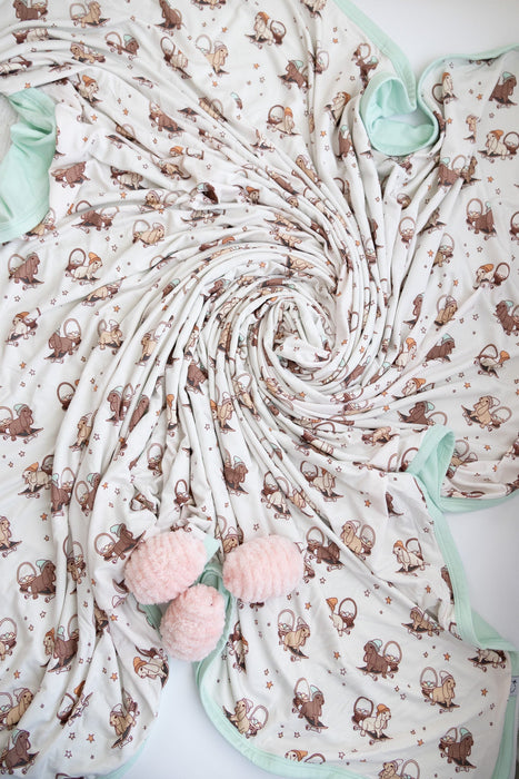 Dream Big Little Co SKATING EGG HUNT DREAM BLANKET