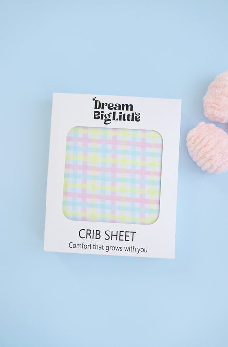 Dream Big Little Co SPRING GINGHAM DREAM CRIB SHEET