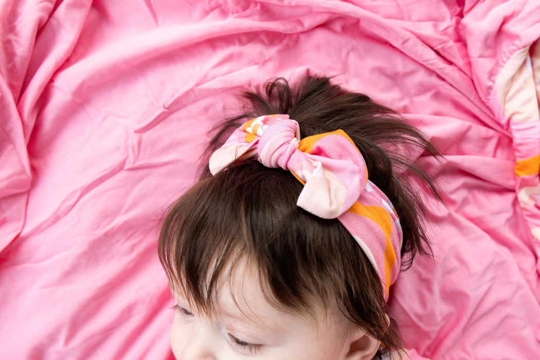 Dream Big Little Co GROOVY FLORAL DREAM BOW