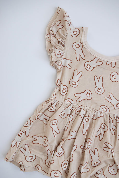 Dream Big Little Co Bunny Tails Dream Bodysuit Dress