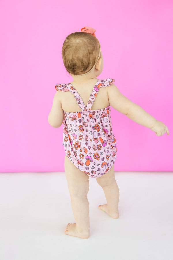 Dream Big Little Co Feelin' Mushy Dream Bubble Romper