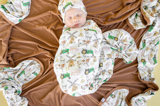 Dream Big Little Co FARM LOVIN' DREAM SWADDLE & BEANIE