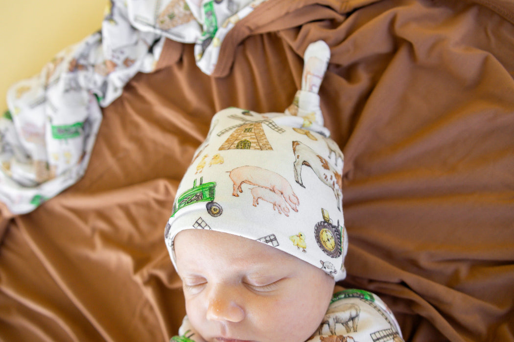 Dream Big Little Co FARM LOVIN' DREAM SWADDLE & BEANIE