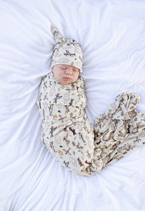 Dream Big Little Co SO FLY DREAM SWADDLE & BEANIE