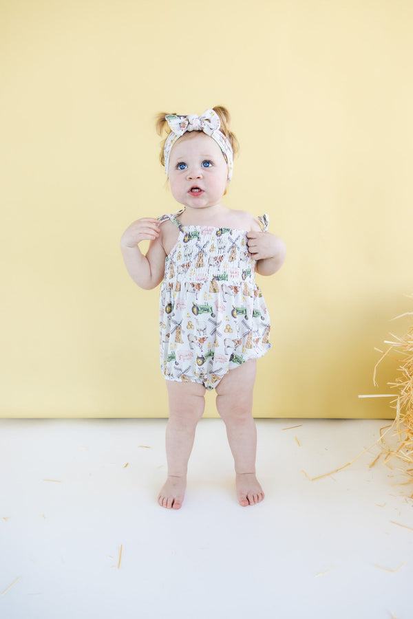 Dream Big Little Co Farm Lovin' Dream Bubble Romper