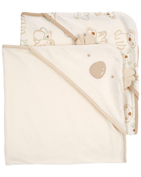 Carter's Towel Ivory-Khaki Kola Face