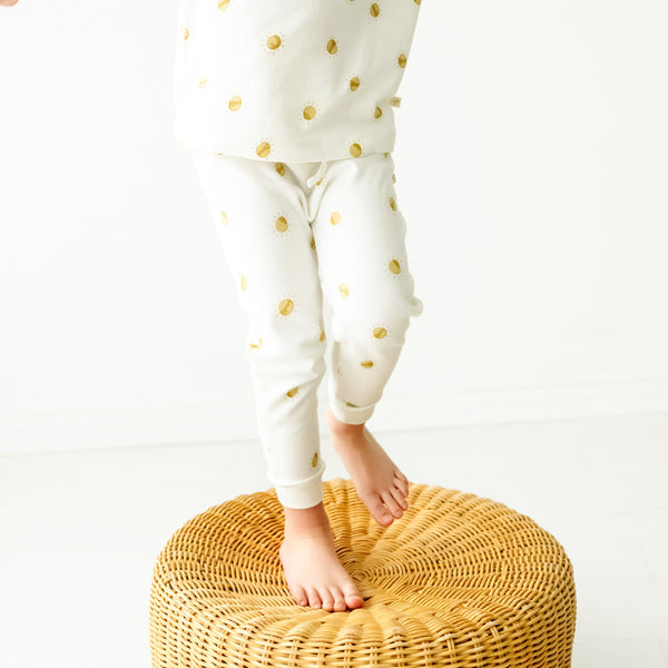 Makemake Organics Organic Baby Toddler Harem Pants - Sunshine