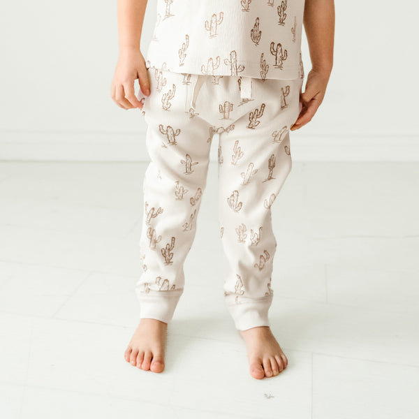 Makemake Organics Organic Baby Toddler Harem Pants - Cactus