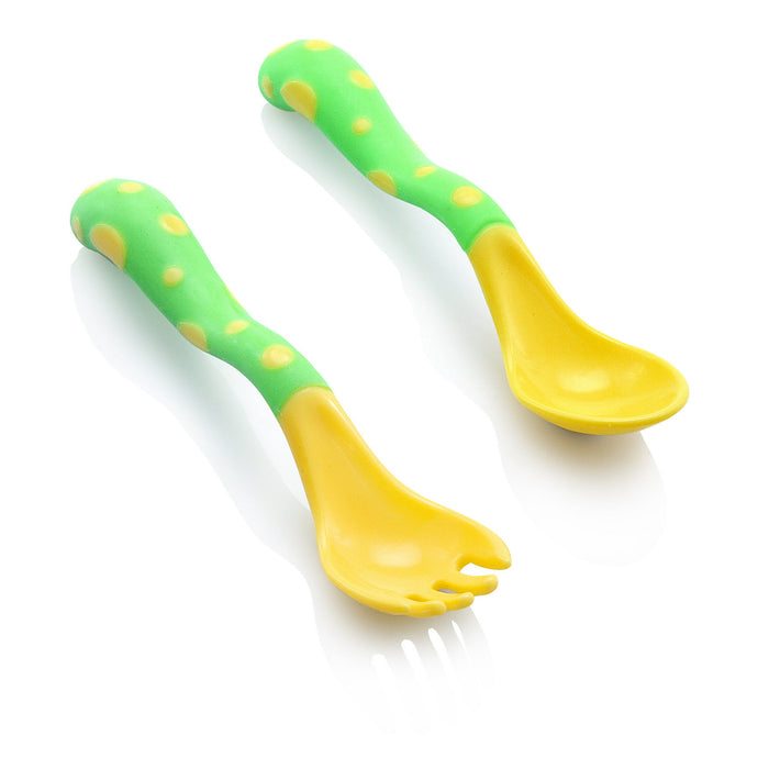 Nuby 4 piece Trainer Fork and Spoon