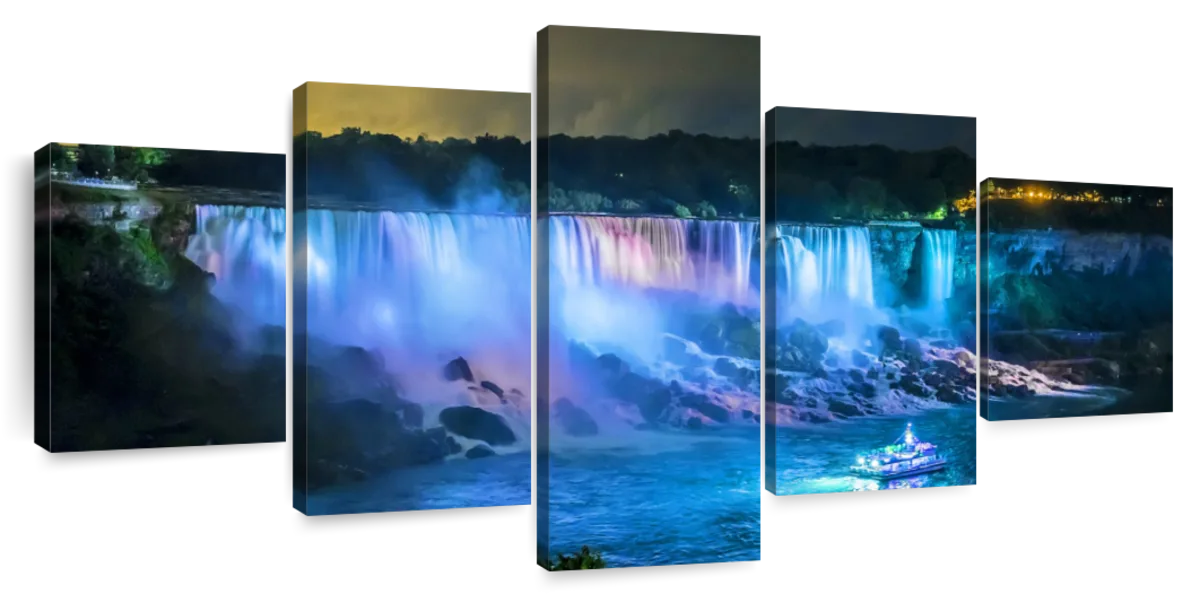 ElephantStock Colorful Niagara Falls Wall Art