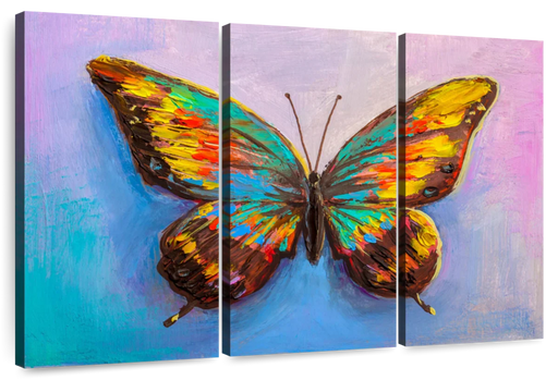 ElephantStock Multicolored Butterfly Wall Art