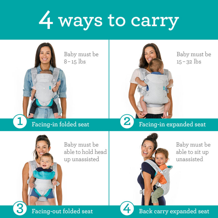 Infantino Flip 4-in-1 Light & Airy Convertible Carrier
