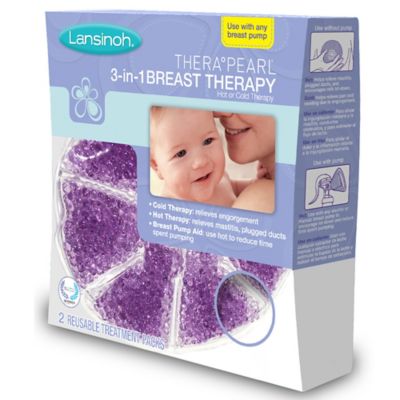 Lansinoh TheraPearl 3-in-1 Hot or Cold Breast Therapy, Pack of 2
