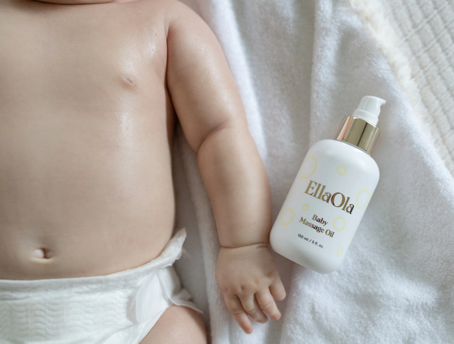 EllaOla 100% Organic Baby Massage Oil