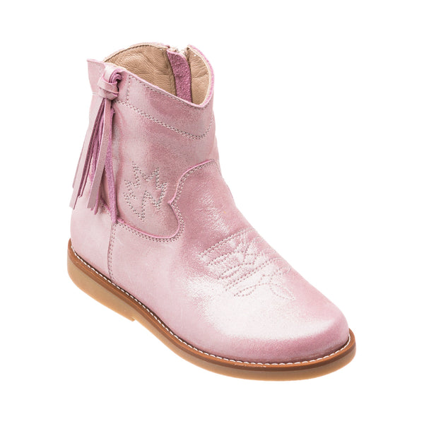 Elephantito Hannah Suede Boot Metallic Pink