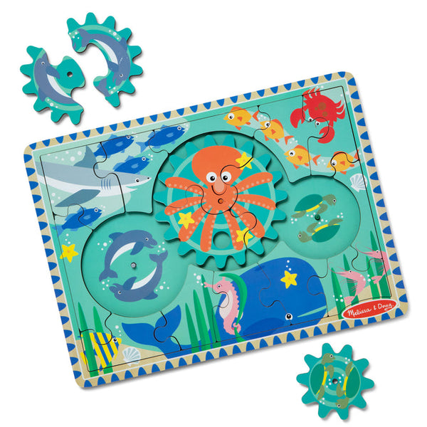 Melissa & Doug Under water Wooden Gear Puzzle