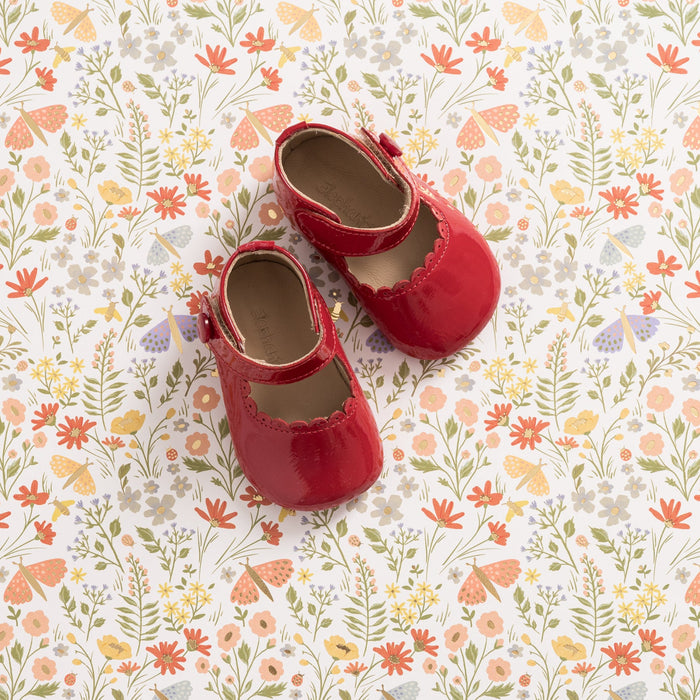 Elephantito Mary Jane for Baby Patent Red