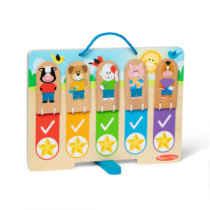 Melissa&Doug Daily Routines Chart in Display