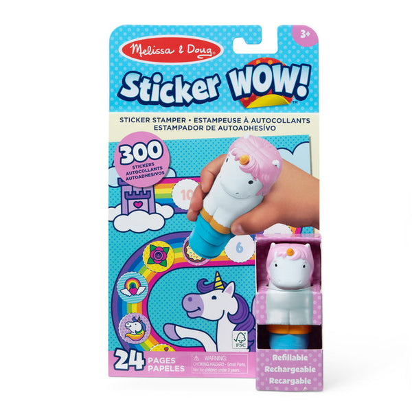 Melissa & Doug Sticker WOW!Activity Pad Set-Unicorn   (Style/Color May Vary)