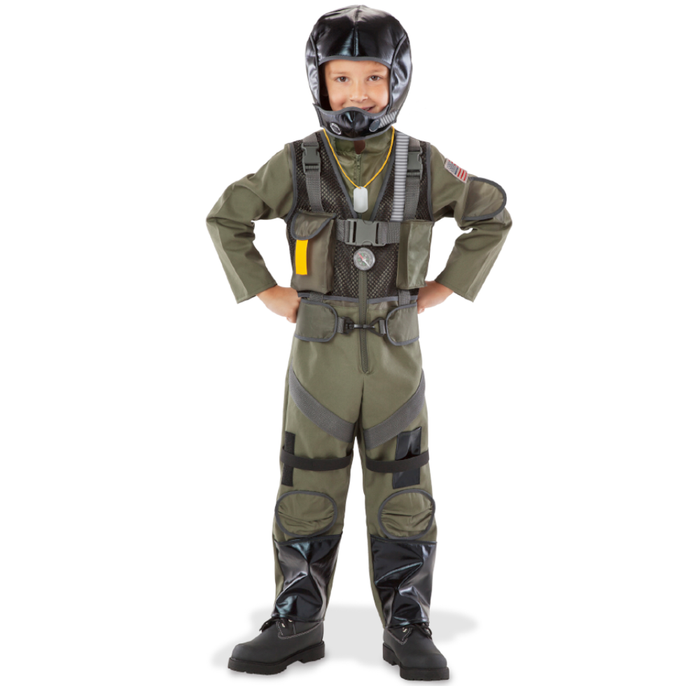 Teetot Top Gunner Fighter Pilot Costume