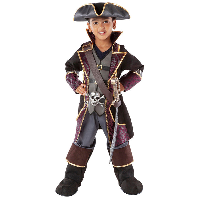 Teetot Pirate Captain Kids Costume
