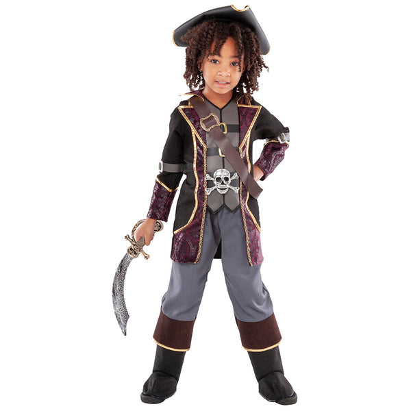 Teetot Pirate Captain Kids Costume