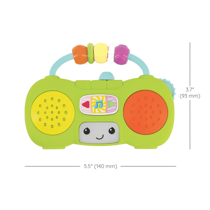 Infantino  Music & Light Pretend Mini Boombox