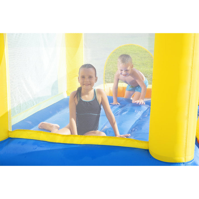 Bestway H2OGO! Beach Bounce Kids Inflatable Outdoor Water Park with Air Blower