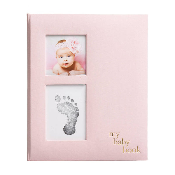 Pearhead Linen Baby Memory Book