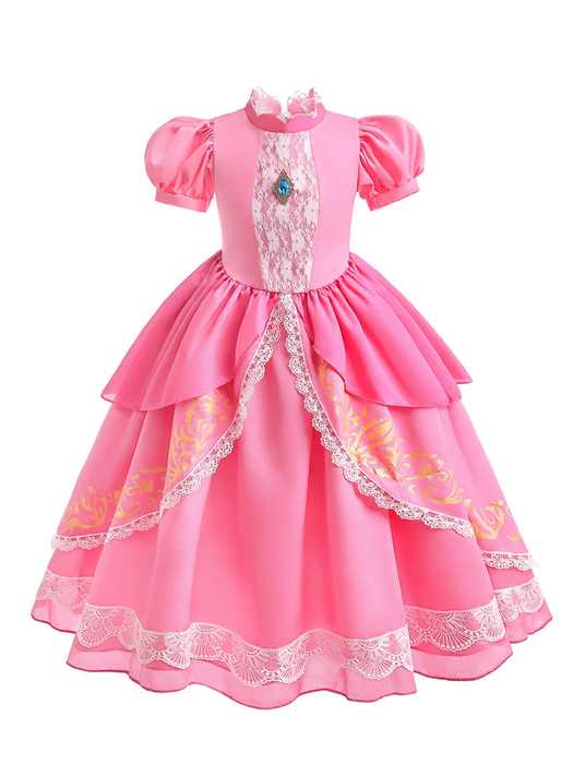 Mia Belle Girls Enchanting Peach Inspired Costume