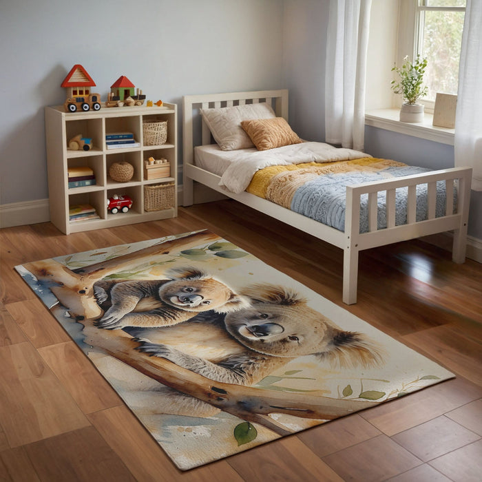 TeepeeJoy Kids and Nursery Koala Rug - Koala Cuddles