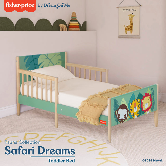 Fisher Price Fauna Collection Safari Dreams Toddler Bed by Dream On Me