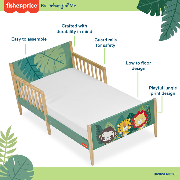 Fisher Price Fauna Collection Safari Dreams Toddler Bed by Dream On Me