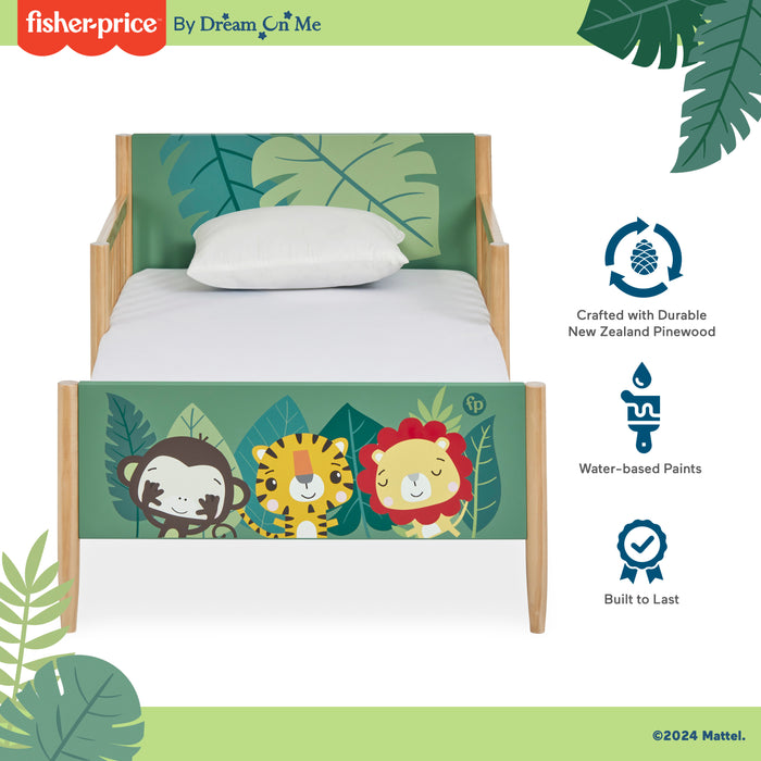 Fisher Price Fauna Collection Safari Dreams Toddler Bed by Dream On Me