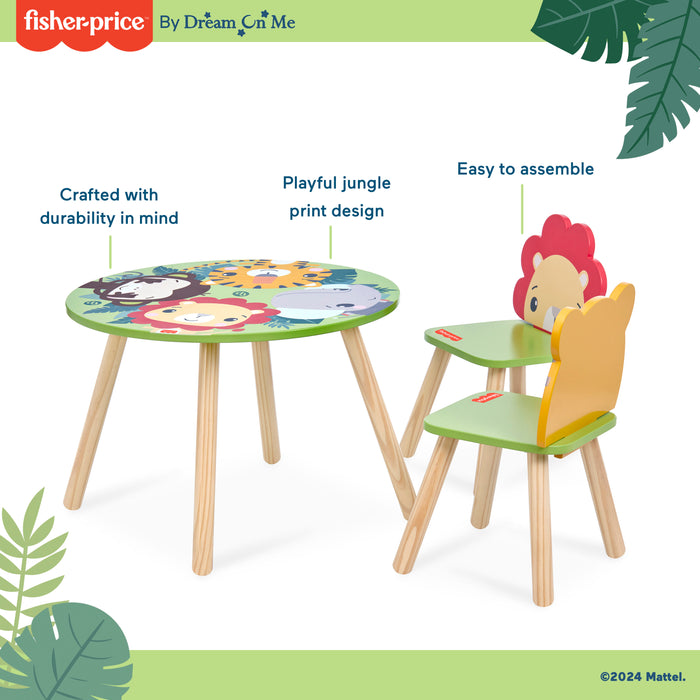 Fisher Price Fauna Collection Pride Rock Table Chair Set by Dream On Me