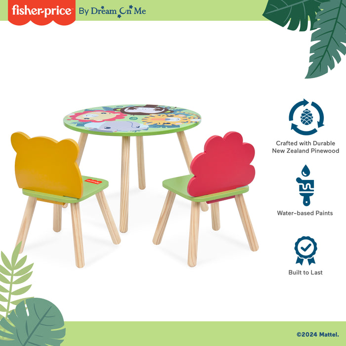 Fisher Price Fauna Collection Pride Rock Table Chair Set by Dream On Me