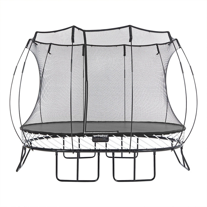 Springfree Trampoline Kids Outdoor Medium Oval 8 x 11' Trampoline with Enclosure