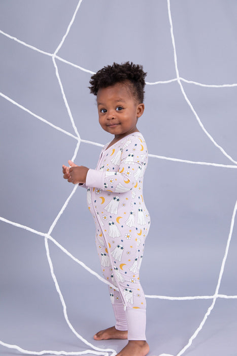 Bird & Bean Bamboo One Piece Zip Pajama - Ghouls Just Want to Have Fun