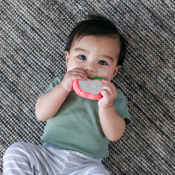 Infantino Lil' Nibblers Vibrating Teether - Apple