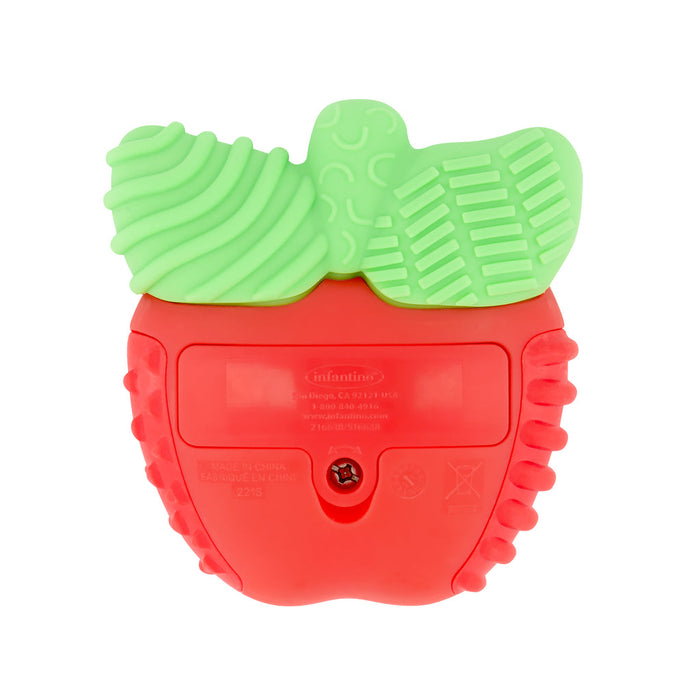 Infantino Lil' Nibblers Vibrating Teether - Apple
