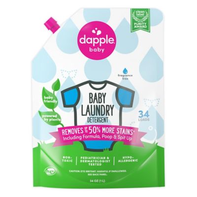 Dapple Laundry Detergent Fragrance Free 34Oz