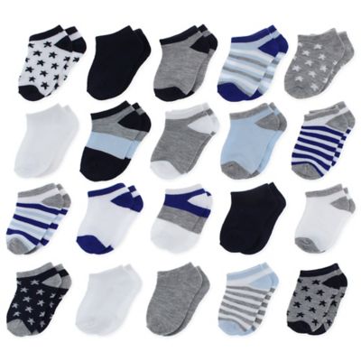 Capelli of New York Stars Stripes and Solids 2 Pack Socks, Blue