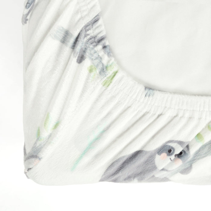 LushDecor Hygge Sloth Soft & Plush Changing Pad Cover