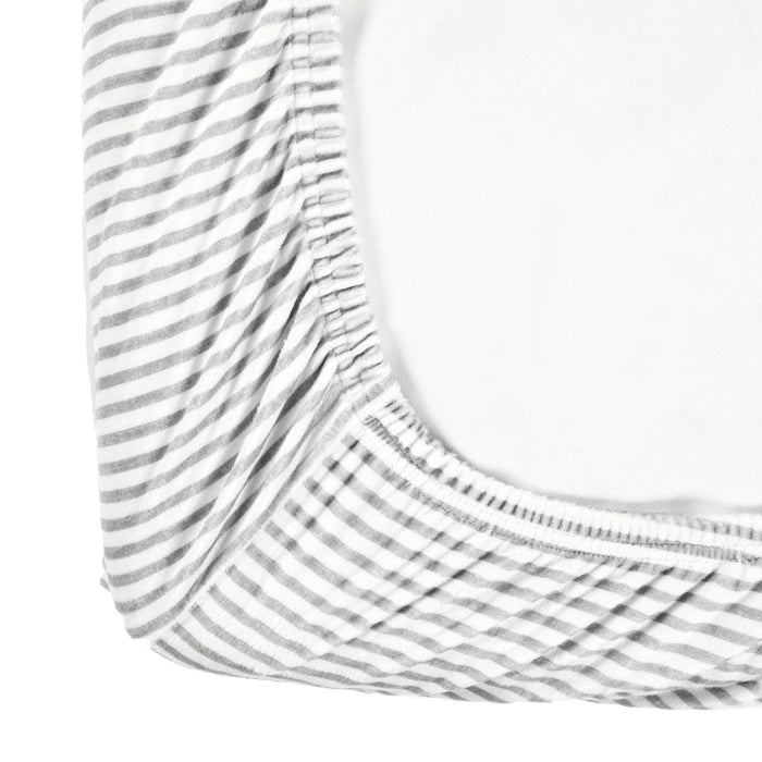 LushDecor Stripe Soft & Plush Fitted Crib Sheet