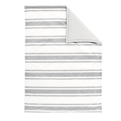 LushDecor Farmhouse Stripe Reversible Soft & Plush Oversized Baby Blanket