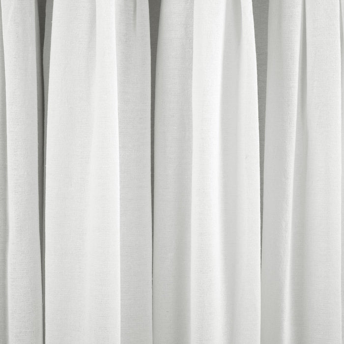 LushDecor Linen Button Lined 100% Blackout Window Curtain Panel