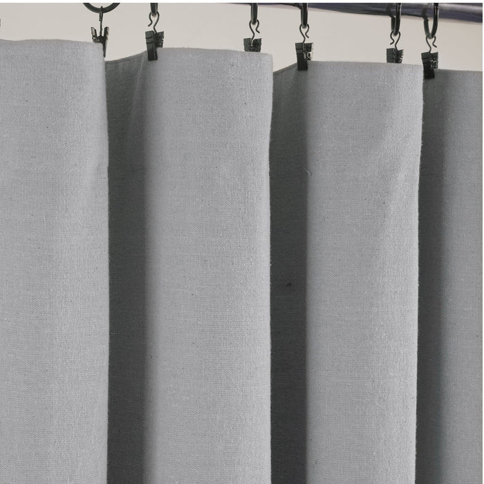 LushDecor Linen Button Lined 100% Blackout Window Curtain Panel