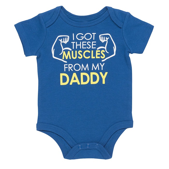 Baby Starters "I Got These Muscles from My Daddy" Bodysuit
