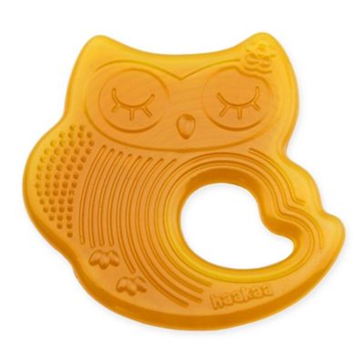 Haakaa Sleeping Owl Natural Rubber Teether