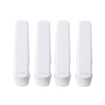 Toddleroo Sliding Window & Door Wedge Locks 4-Pack White